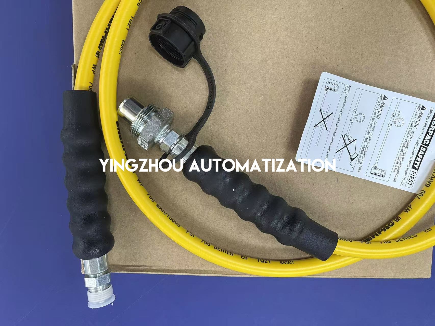 Enerpac HC7206 | High-Pressure Hydraulic Hose | 700 Bar 10,000 Psi Rated | 6 ft. (1.8m) Length with 3/8" NPT Fittings | Brand New Original-YingZhou Automatization