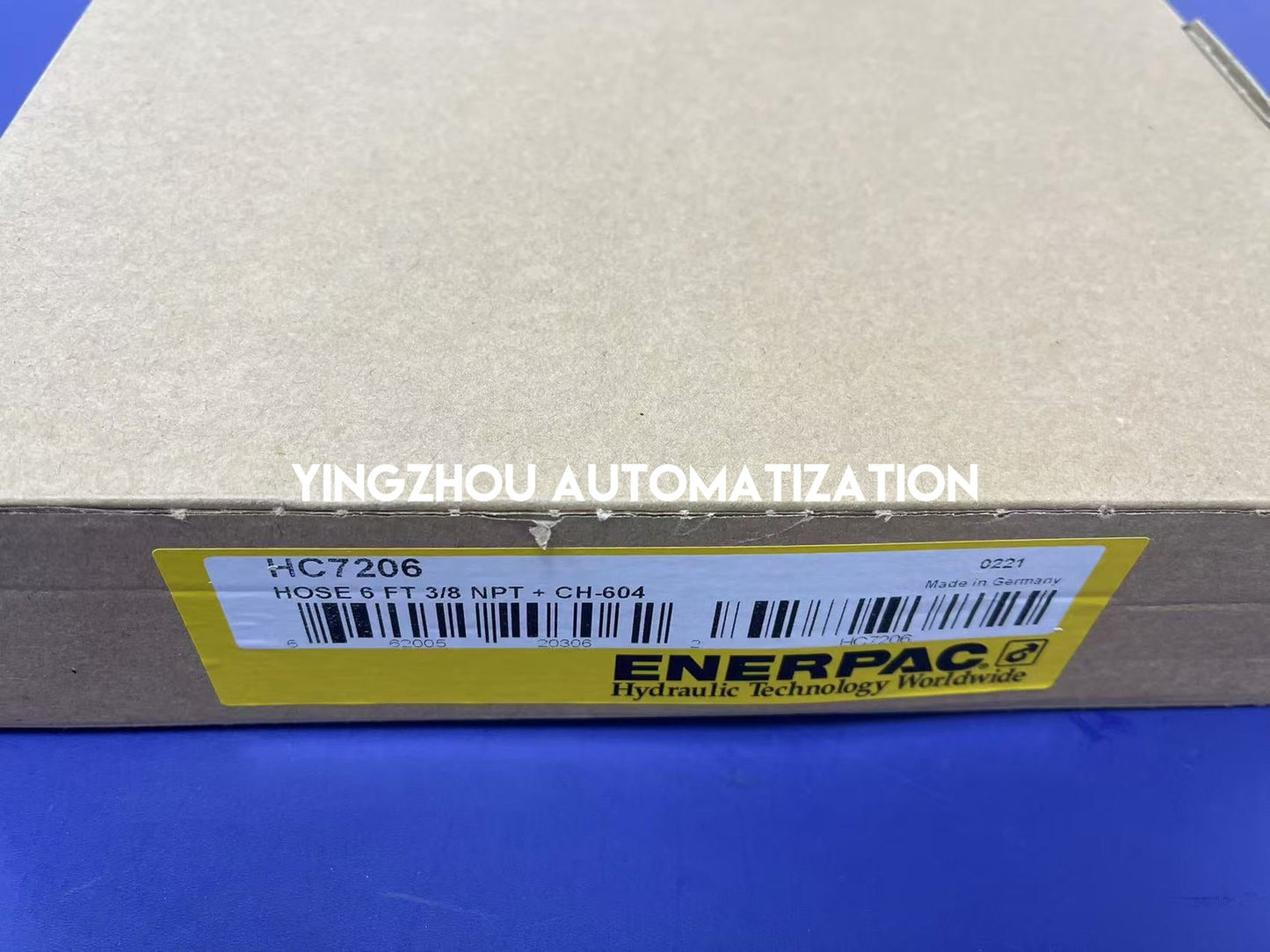 Enerpac HC7206 | High-Pressure Hydraulic Hose | 700 Bar 10,000 Psi Rated | 6 ft. (1.8m) Length with 3/8" NPT Fittings | Brand New Original-YingZhou Automatization