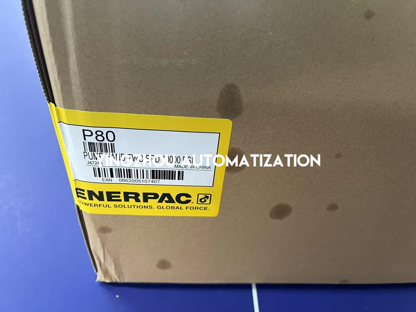 Enerpac P80 | Two-Speed Hydraulic Hand Pump | 10,000 Psi 700 Bar Rated | 134 in³ (2.2L) Usable Oil Reservoir | Single-Acting Cylinder Power Unit | Brand New Original-YingZhou Automatization