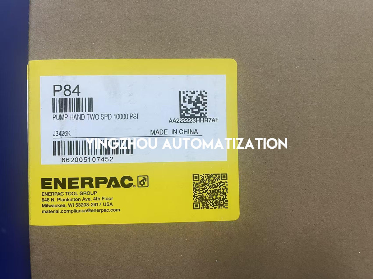 Enerpac P84 ULTIMA Two-Speed Steel Hydraulic Hand Pump 700 Bar with 4-Way Valve-YingZhou Automatization