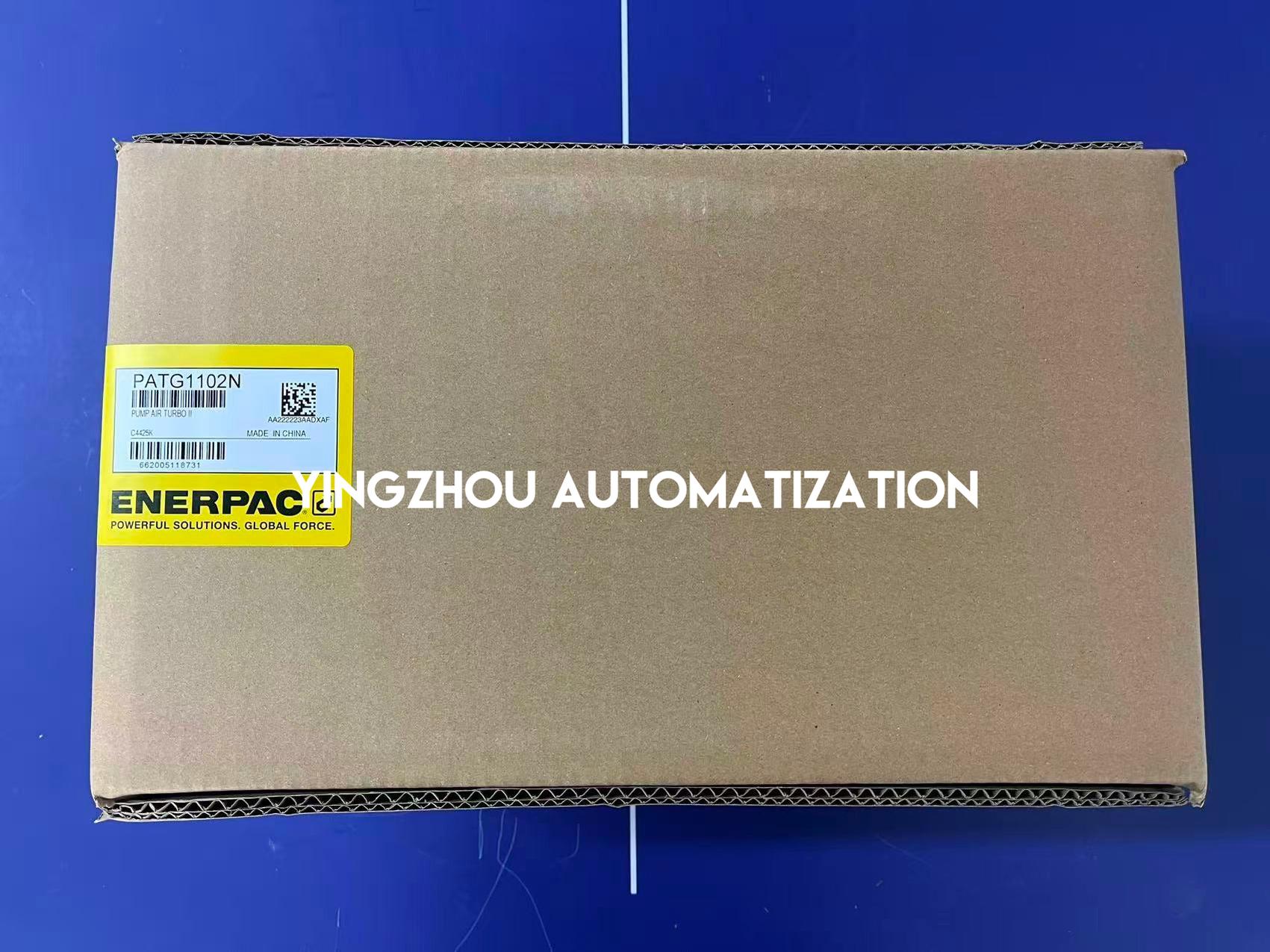 Enerpac PATG1102N | Turbo II Air Hydraulic Pump | Hand/Foot Operated 3/3 Treadle Valve | 10,000 Psi 700 Bar Rated | 127 in³ (2.1L) Usable Oil Reservoir | Brand New Original-YingZhou Automatization