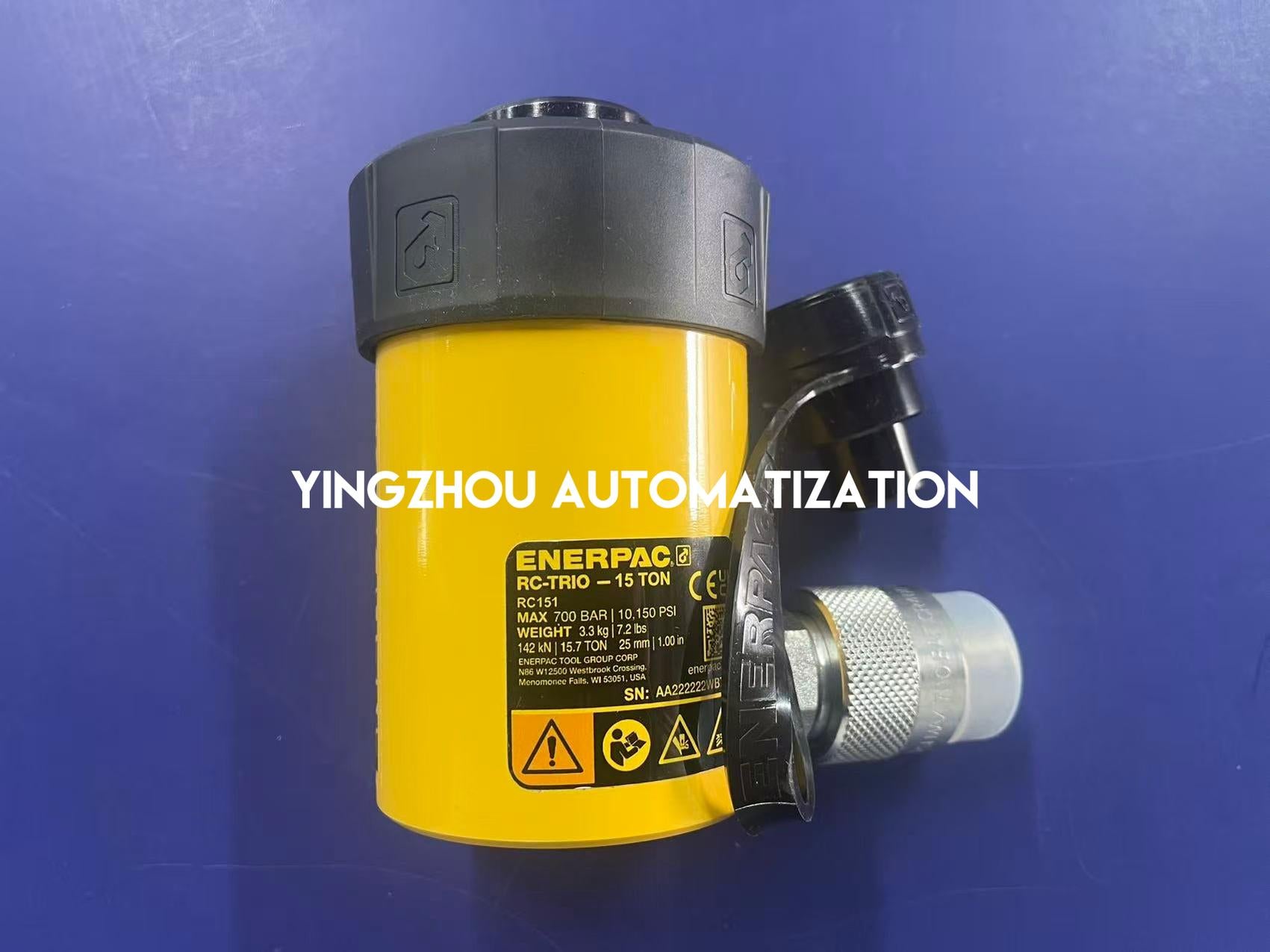 Enerpac RC151 Hydraulic Cylinder | RC Series 15-Ton 1-Inch Stroke Single-Acting Jack | Brand New Original-YingZhou Automatization