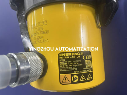 Enerpac RC502 RC-TRIO 50 Ton 51mm Stroke Single-Acting Hydraulic Cylinder 700 Bar-YingZhou Automatization