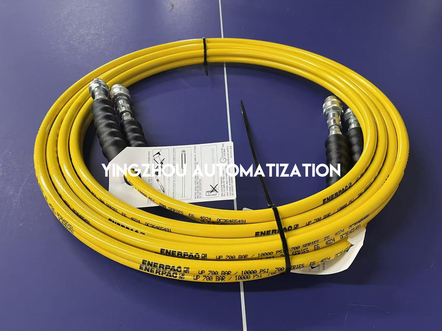 Enerpac THQ706T | Twin Torque Wrench Hose | 19.5 ft. (6.0m) Length | 10,000 Psi 700 Bar Rated with 1/4" Spin-On Couplers | Brand New Original-YingZhou Automatization