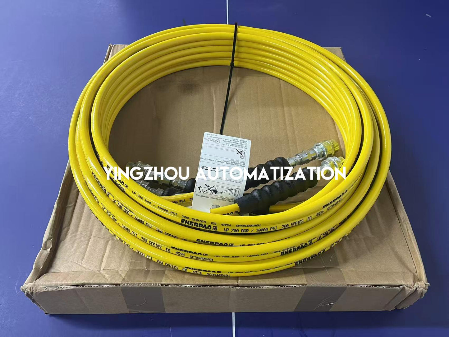 Enerpac THQ712T | 12ft Twin Torque Wrench Hose | 10,000 psi 700 bar | Ultra-High Pressure Double Hydraulic Line | Brand New Original-YingZhou Automatization
