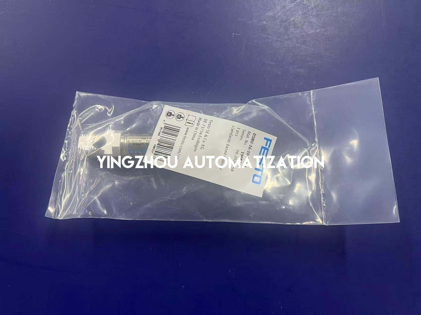 FESTO DSNU-16-10-PPS-A Cylinder | 1908274 ISO 6432 Round Cylinder 16mm Bore 10mm Stroke | Brand New Original-YingZhou Automatization