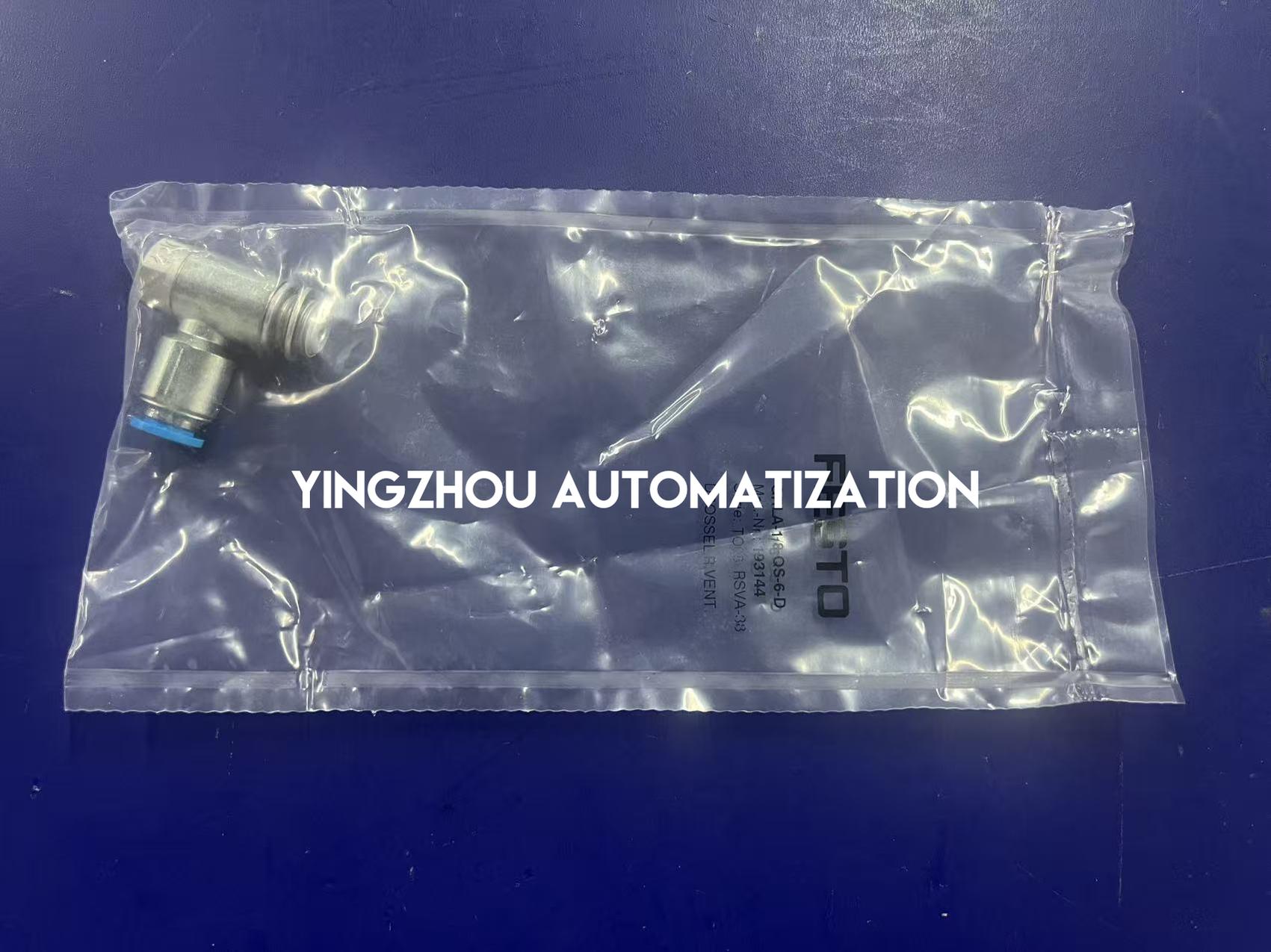FESTO GRLA-1/8-QS-6-D Valve | 193144 One-Way Flow Control Valve G1/8-6mm | Brand New Original-YingZhou Automatization