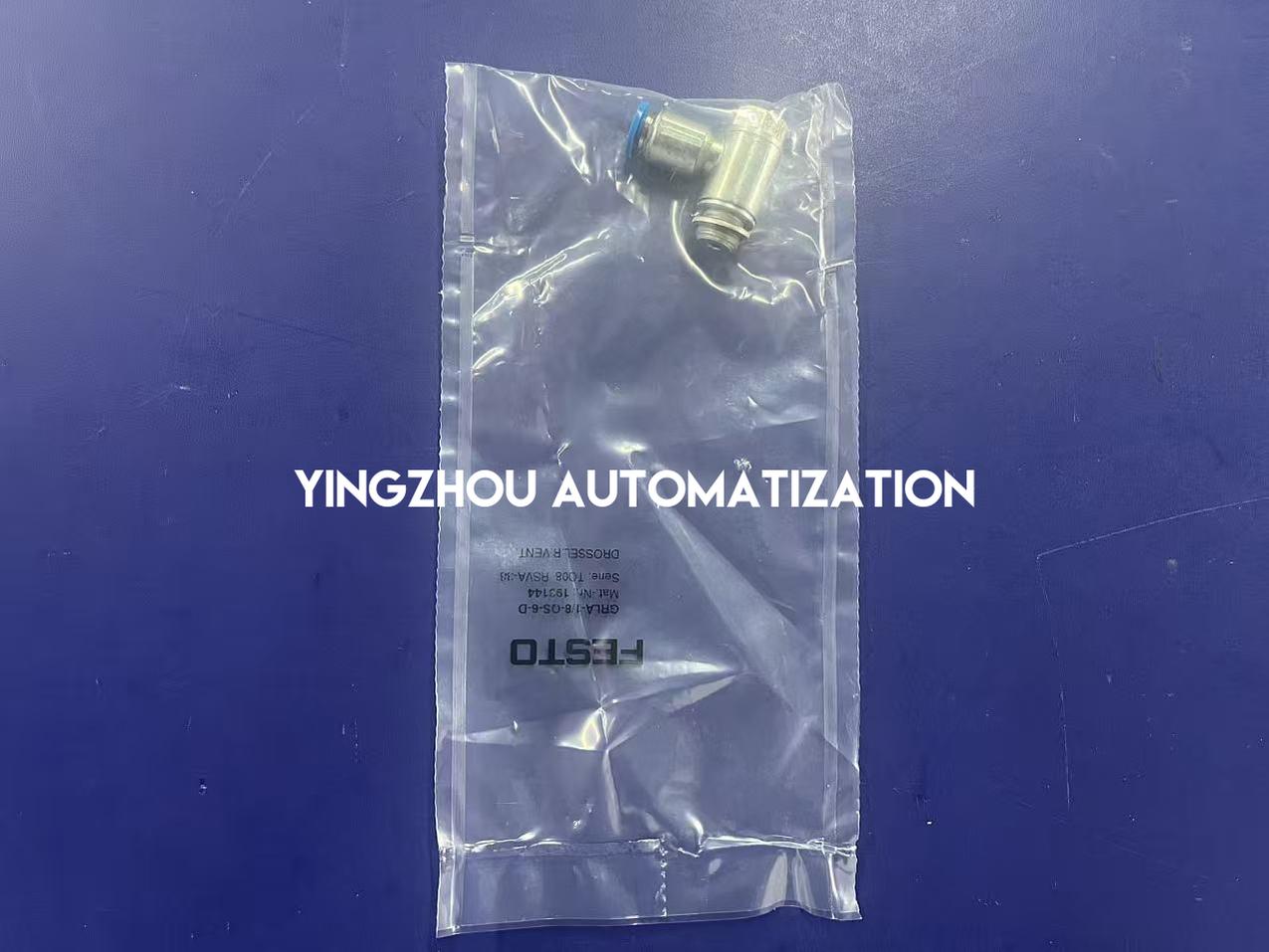 FESTO GRLA-1/8-QS-6-D Valve | 193144 One-Way Flow Control Valve G1/8-6mm | Brand New Original-YingZhou Automatization