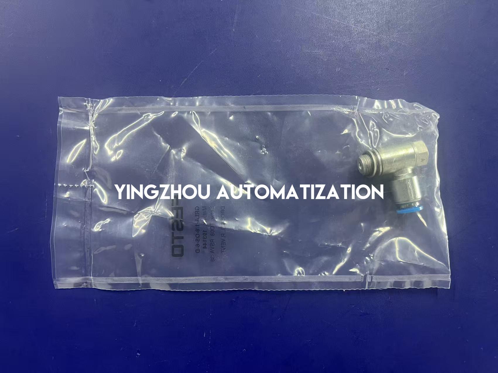 FESTO GRLA-1/8-QS-6-D Valve | 193144 One-Way Flow Control Valve G1/8-6mm | Brand New Original-YingZhou Automatization