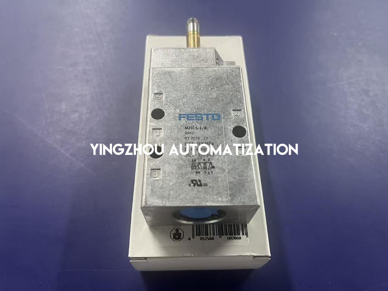 FESTO MFH-5-1/8 Solenoid Valve | 9982 Tiger Classic 5/2-Way Pneumatic Valve G1/8 | Brand New Original-YingZhou Automatization