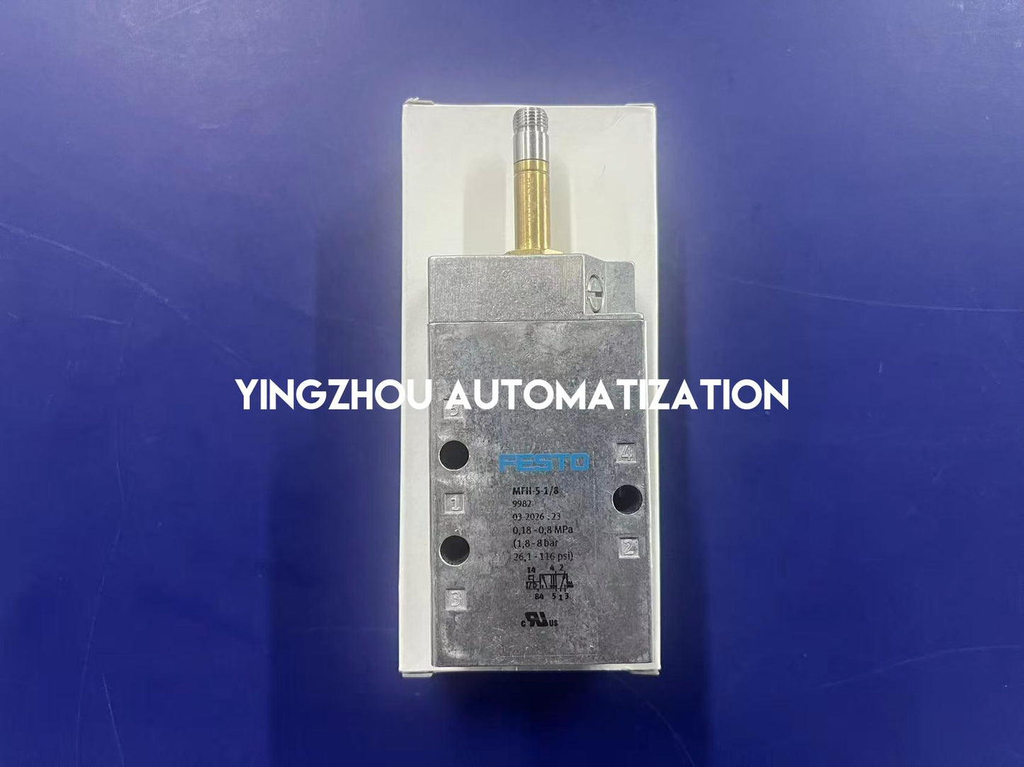 FESTO MFH-5-1/8 Solenoid Valve | 9982 Tiger Classic 5/2-Way Pneumatic Valve G1/8 | Brand New Original-YingZhou Automatization