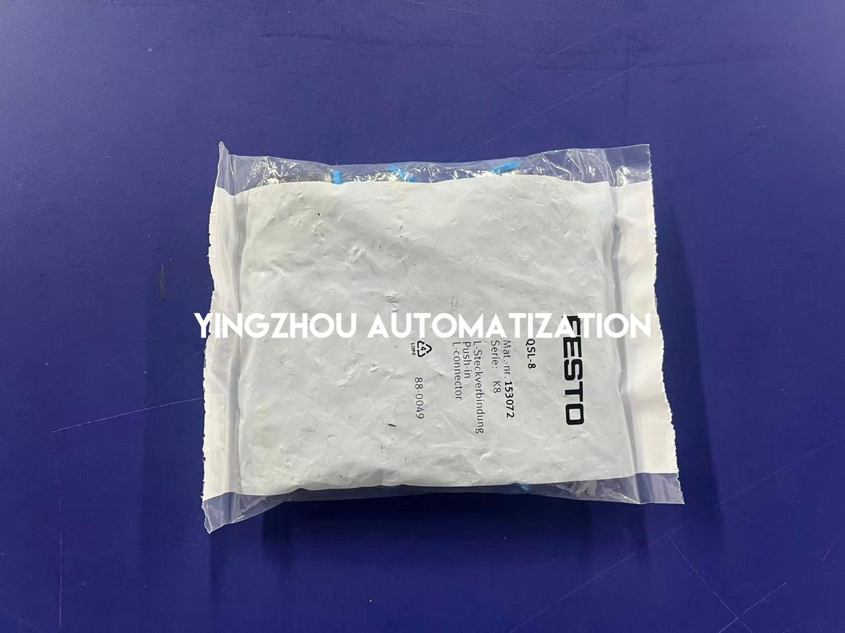 FESTO QSL-8 153072 Push-in L-Connector 8mm Pneumatic Fitting-YingZhou Automatization