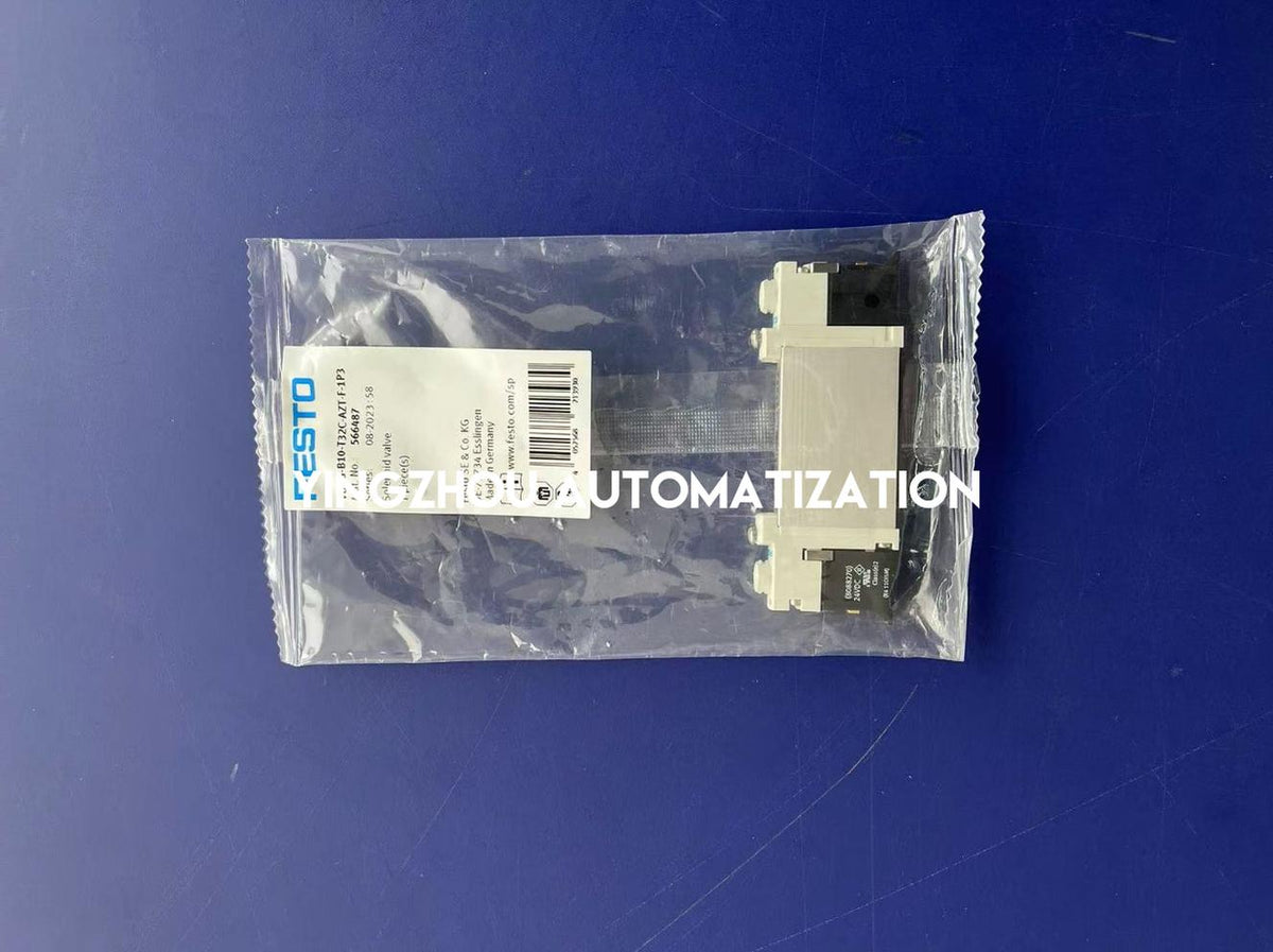 FESTO VUVG-B10-T32C-AZT-F-1P3 566487 2×3/2-Way NC Solenoid Valve 24V DC 10mm-YingZhou Automatization