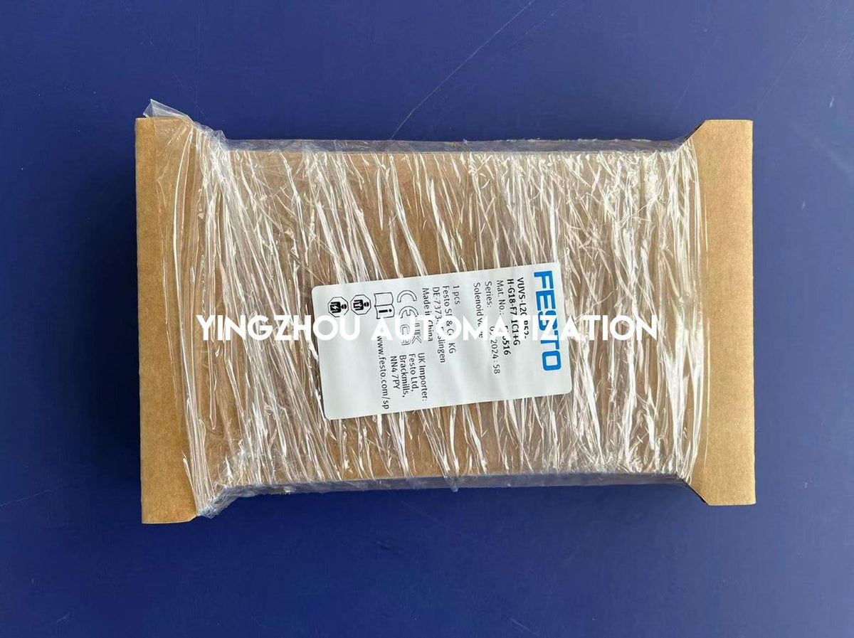 FESTO VUVS-L20-B52-H-G18-F7-1C1+G 576516 5/2-Way 24V DC Solenoid Valve G1/8-YingZhou Automatization