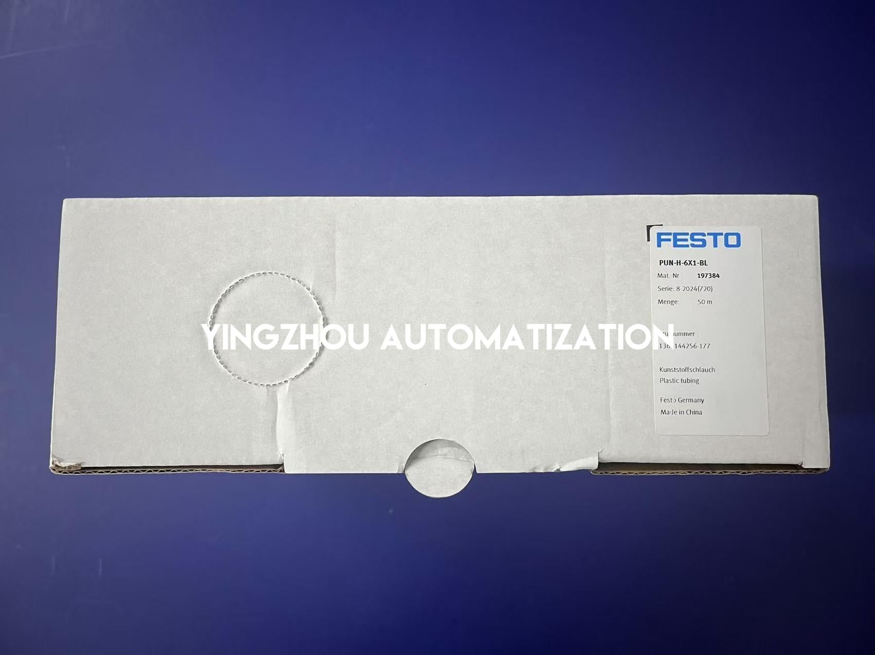 Festo 197384 PUN-H-6x1-BL Pneumatic Tubing | 6mm O.D. | Blue | Hydrolysis Resistant-YingZhou Automatization