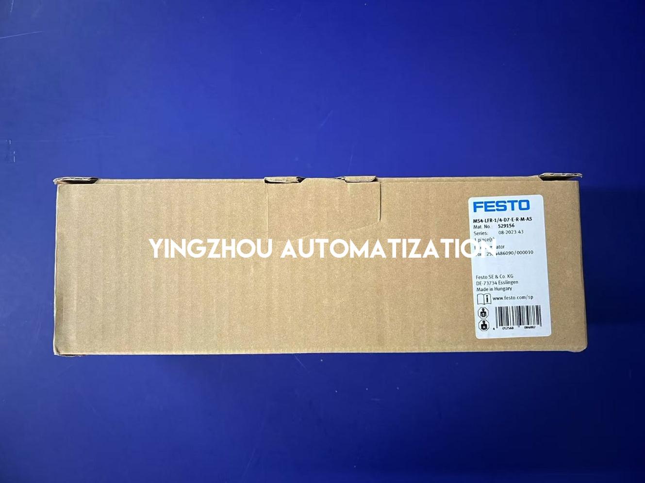 Festo 529156 VUVG-MS4-LFR-1/4-D7-ERM-AS Filter-Regulator | G1/4" | 5-Micron | 0.5–7 bar-YingZhou Automatization