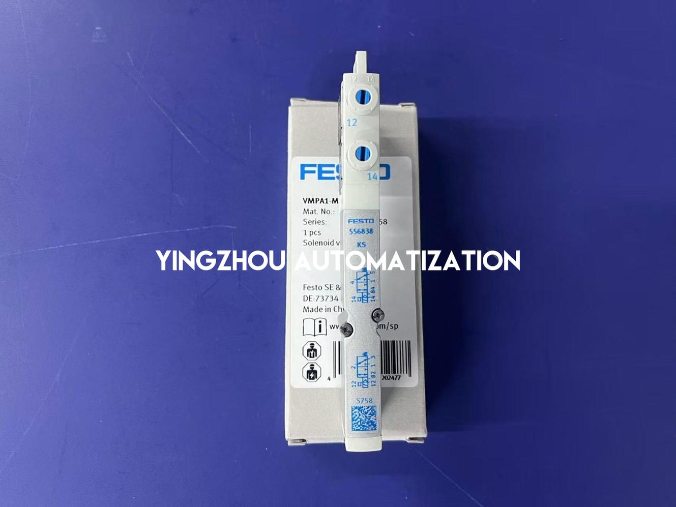 Festo 556838 VMPA1-M1H-KS-PI Solenoid Valve | 3/2-Way NC | 10mm MPA1 Series-YingZhou Automatization