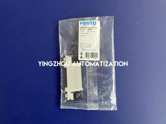 Festo 566487 VUVG-B10-T32C-AZT-F-1P3 Solenoid Valve | 2x 3/2-Way NC | 24V DC | 10mm-YingZhou Automatization