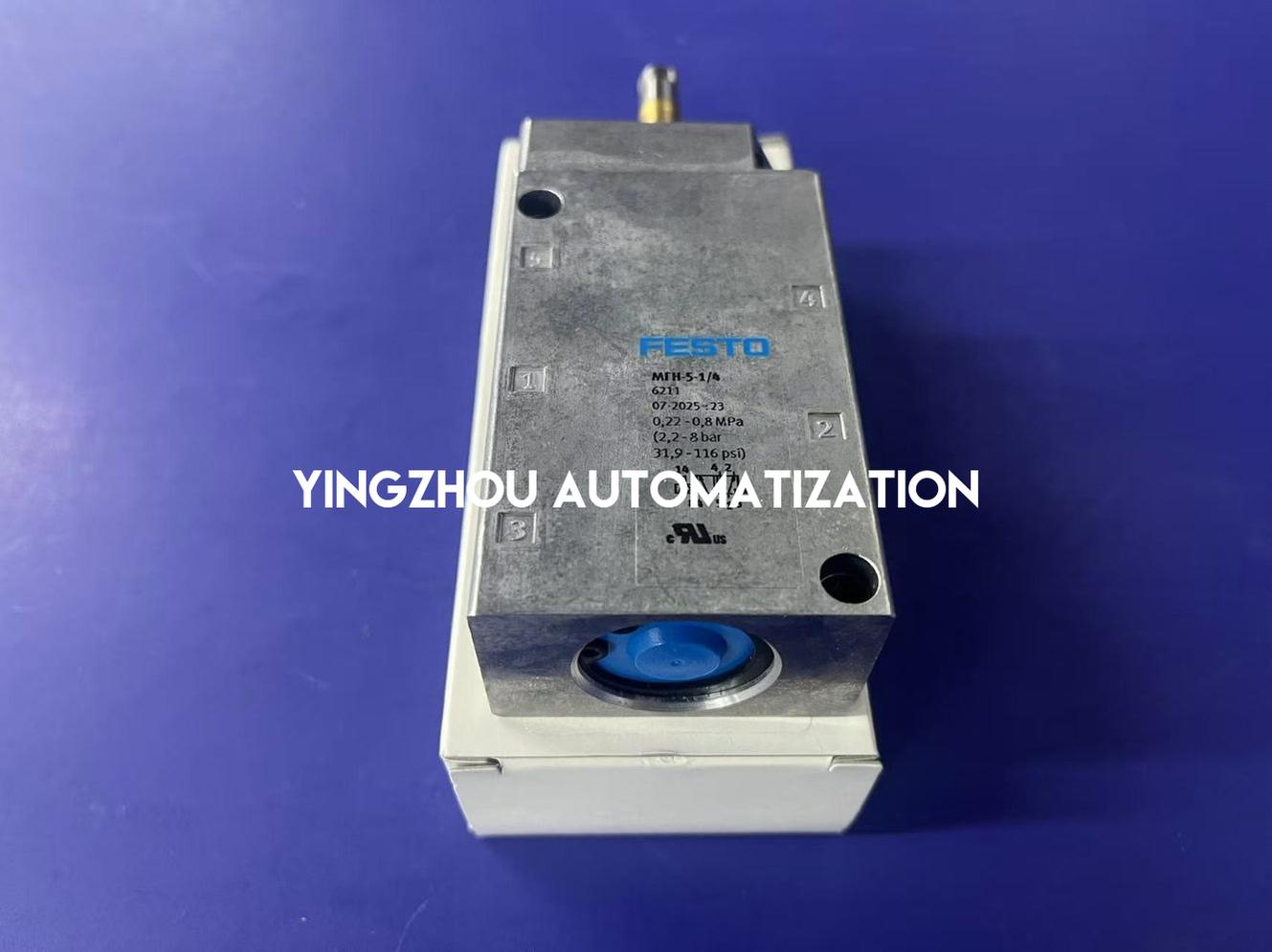 Festo 6211 MFH-5-1/4 Solenoid Valve | 5/2-Way | Monostable | G1/4" | Tiger Classic-YingZhou Automatization