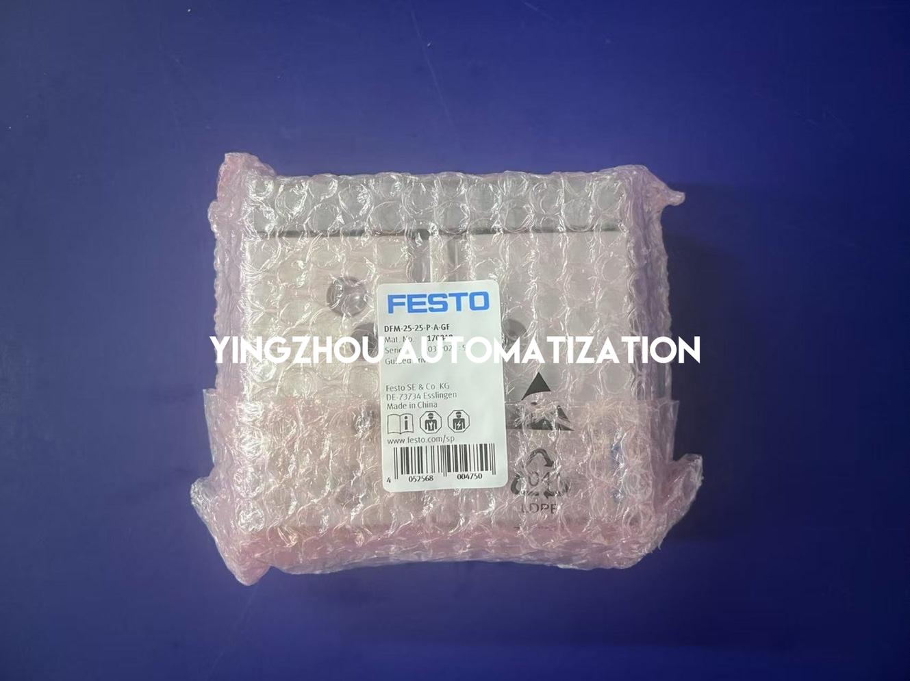 Festo DFM-25-25-P-A-GF Guided Cylinder | 170848 | 25 mm Bore, 25 mm Stroke | Heavy-Duty Guided Actuator | Brand New Original-YingZhou Automatization