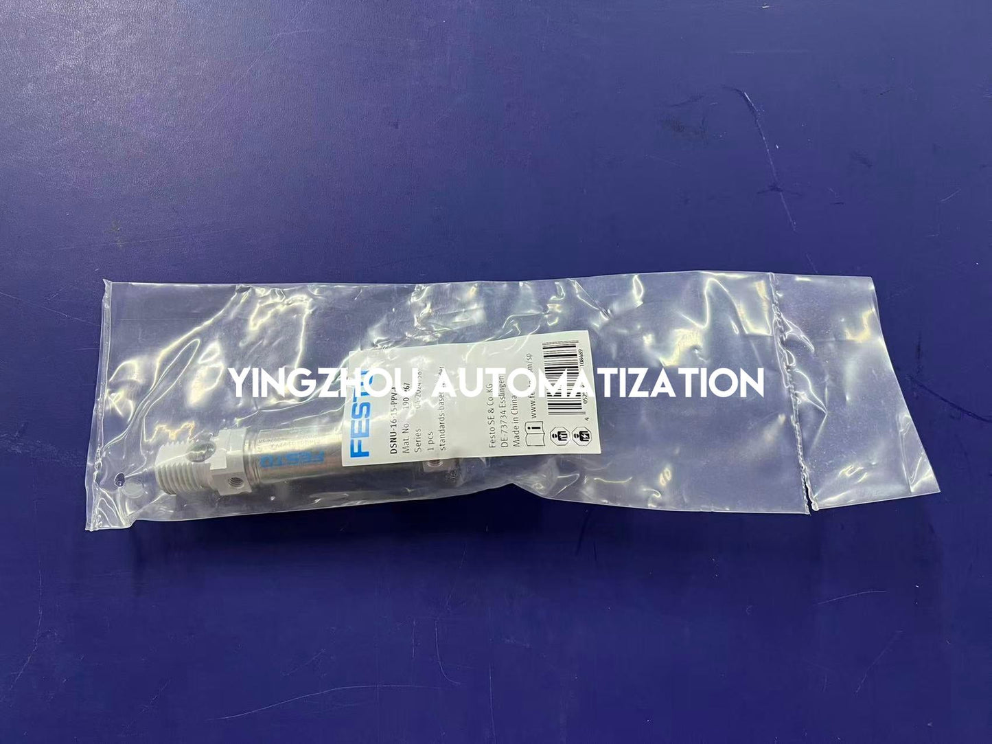 Festo DSNU-16-15-PPV-A ISO Cylinder | 1908267 | 16 mm Bore, 15 mm Stroke | Adjustable Pneumatic Cushioning | Brand New Original-YingZhou Automatization