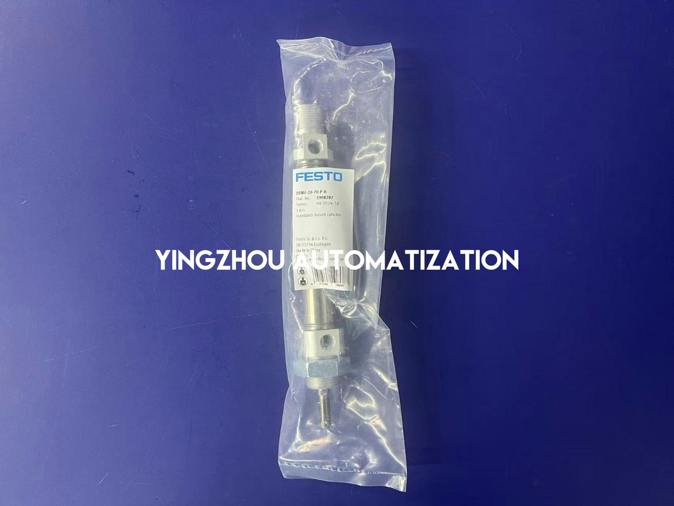 Festo DSNU-20-70-P-A Standard Cylinder | 1908287 | 20 mm Bore, 70 mm Stroke | Pneumatic Actuator | Brand New Original-YingZhou Automatization