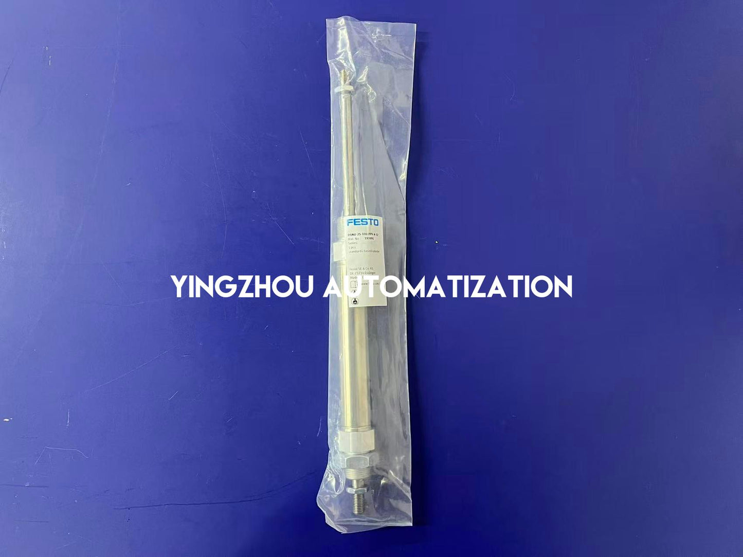 Festo DSNU-25-100-PPV-A-S2 ISO Cylinder | 193991 | 25 mm Bore, 100 mm Stroke | Adjustable Cushioning & Through-Piston Rod | Brand New Original-YingZhou Automatization