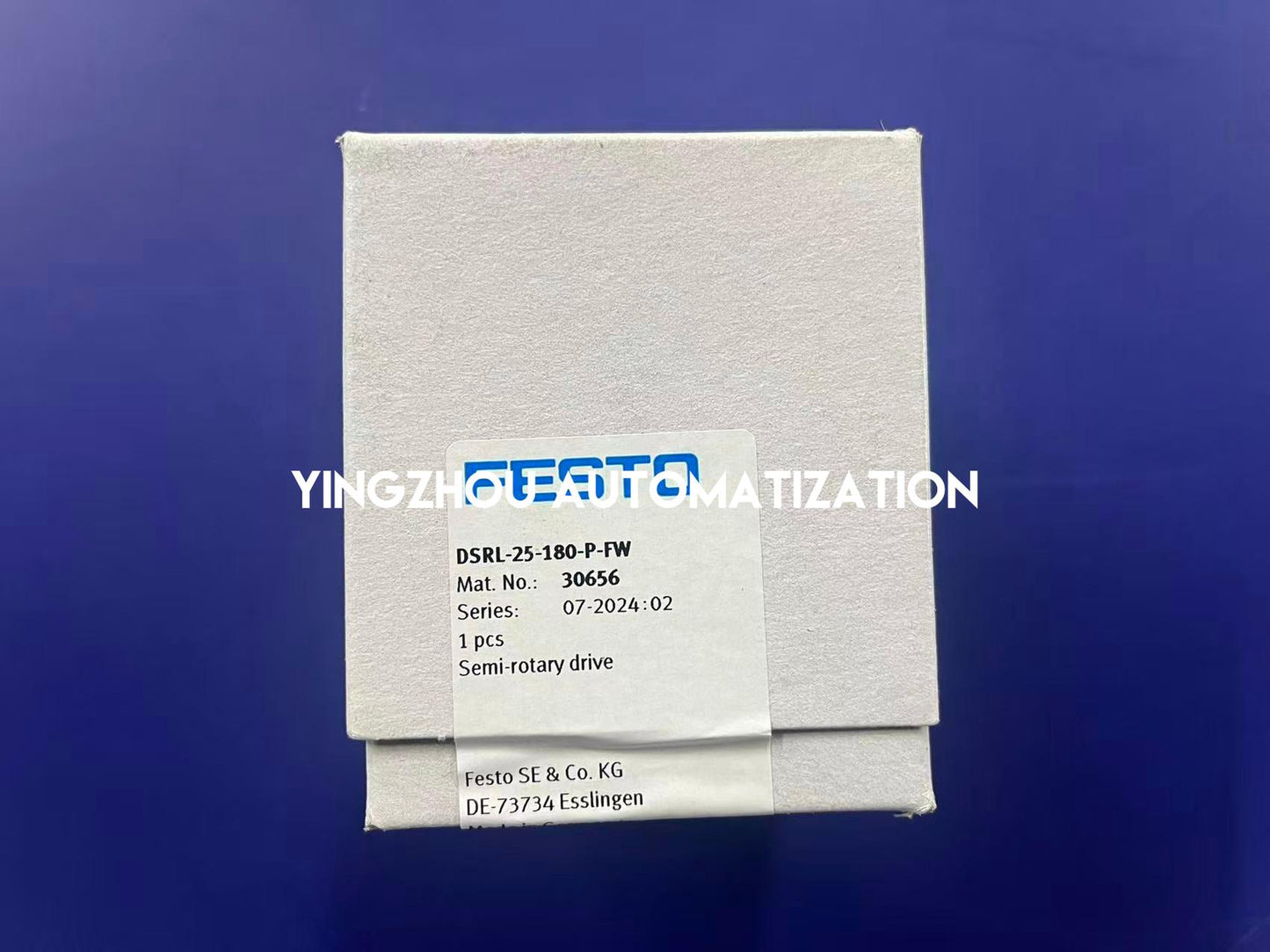 Festo DSRL-25-180-P-FW Semi-Rotary Drive | 30656 | 25 mm Size, 180° Swivel Angle | Pneumatic Actuator | Brand New Original-YingZhou Automatization