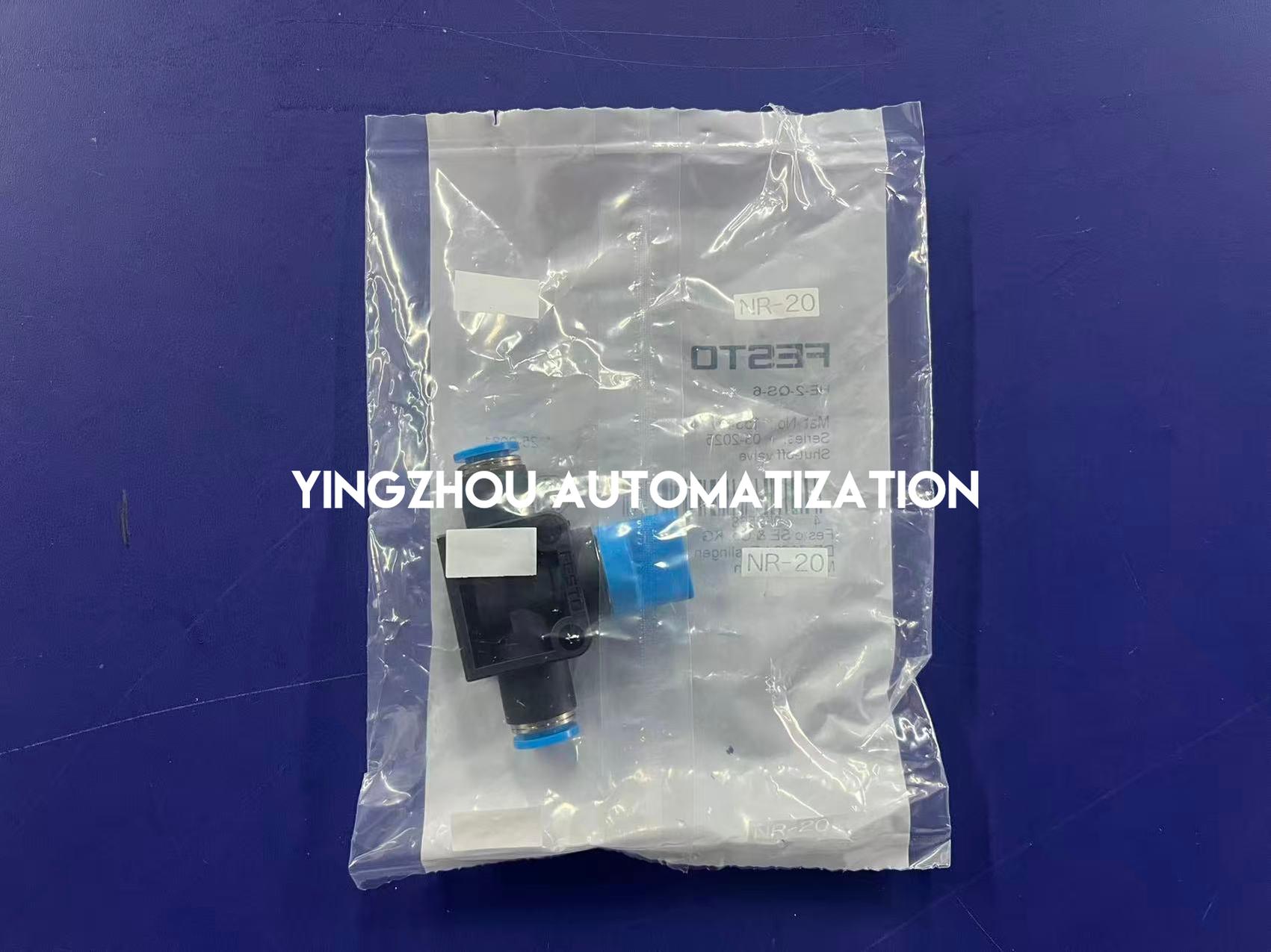Festo HE-2-QS-6 On-Off Valve | 153467 | QS-6 Push-in Fitting, Manual Operation | Pneumatic Flow Control | Brand New Original-YingZhou Automatization
