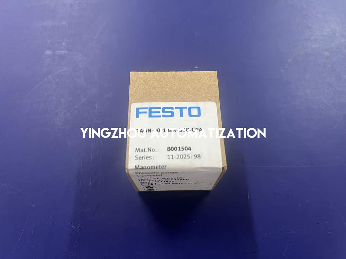 Festo PAGN-40-1.6M-G18-CPA 8001504 40mm G1/8 0–1.6 MPa Pneumatic Pressure Gauge-YingZhou Automatization