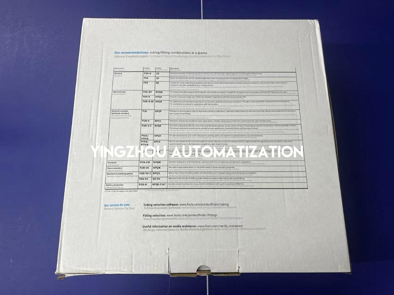 Festo PUN-H-16x2.5-BL Tubing | 197388 | 16 mm OD, Blue | Hydrolysis-Resistant Pneumatic Hose | Brand New Original-YingZhou Automatization
