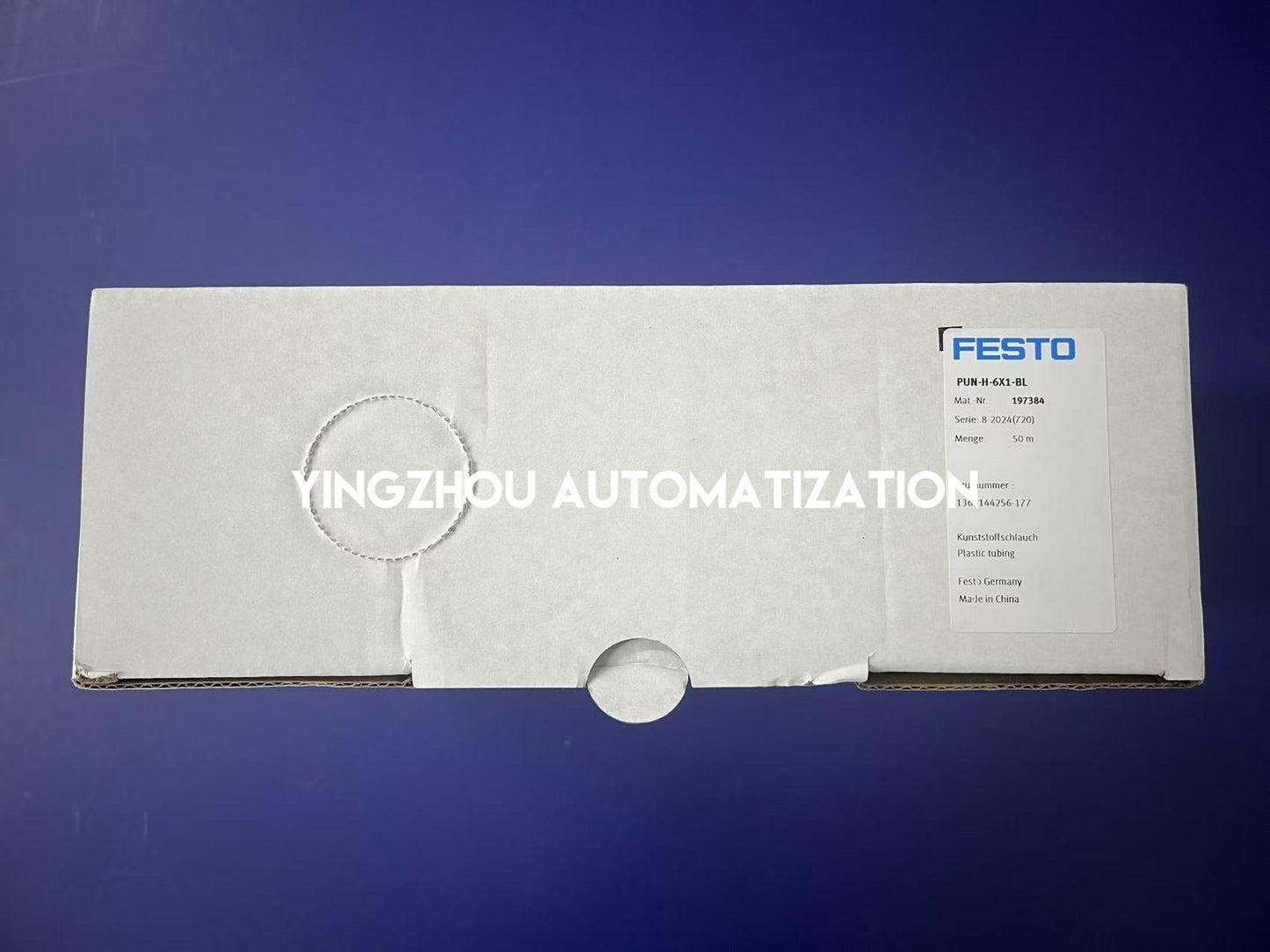 Festo PUN-H-6x1-BL Tubing | 197384 | 6 mm OD, Blue | Hydrolysis-Resistant Pneumatic Hose | Brand New Original-YingZhou Automatization
