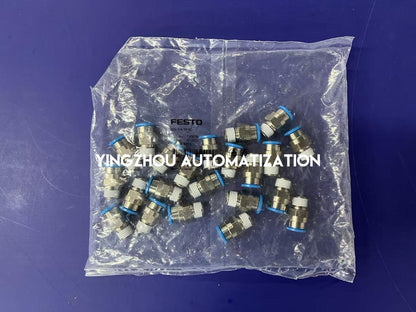 Festo QS-1/4-10-50 Push-in Fitting | 130679 | G1/4" Thread to 10 mm OD | Straight Connector, Pack of 50 | Brand New Original-YingZhou Automatization