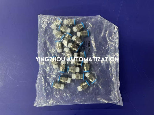 Festo QS-1/4-10-50 Push-in Fitting | 130679 | G1/4" Thread to 10 mm OD | Straight Connector, Pack of 50 | Brand New Original-YingZhou Automatization