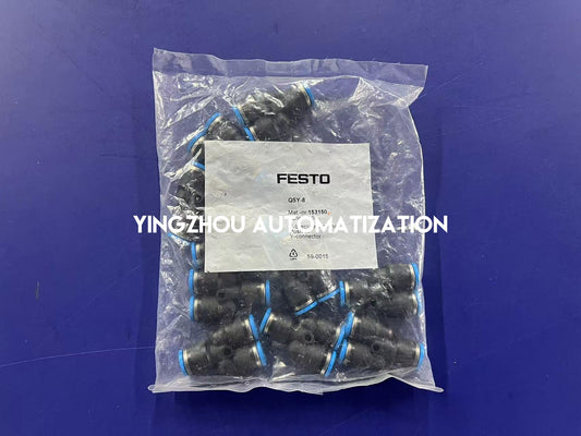 Festo QSY-8 Y-Fitting | 153150 | 8 mm OD, Push-in Y-connector | Pneumatic Tubing Splitter | Brand New Original-YingZhou Automatization