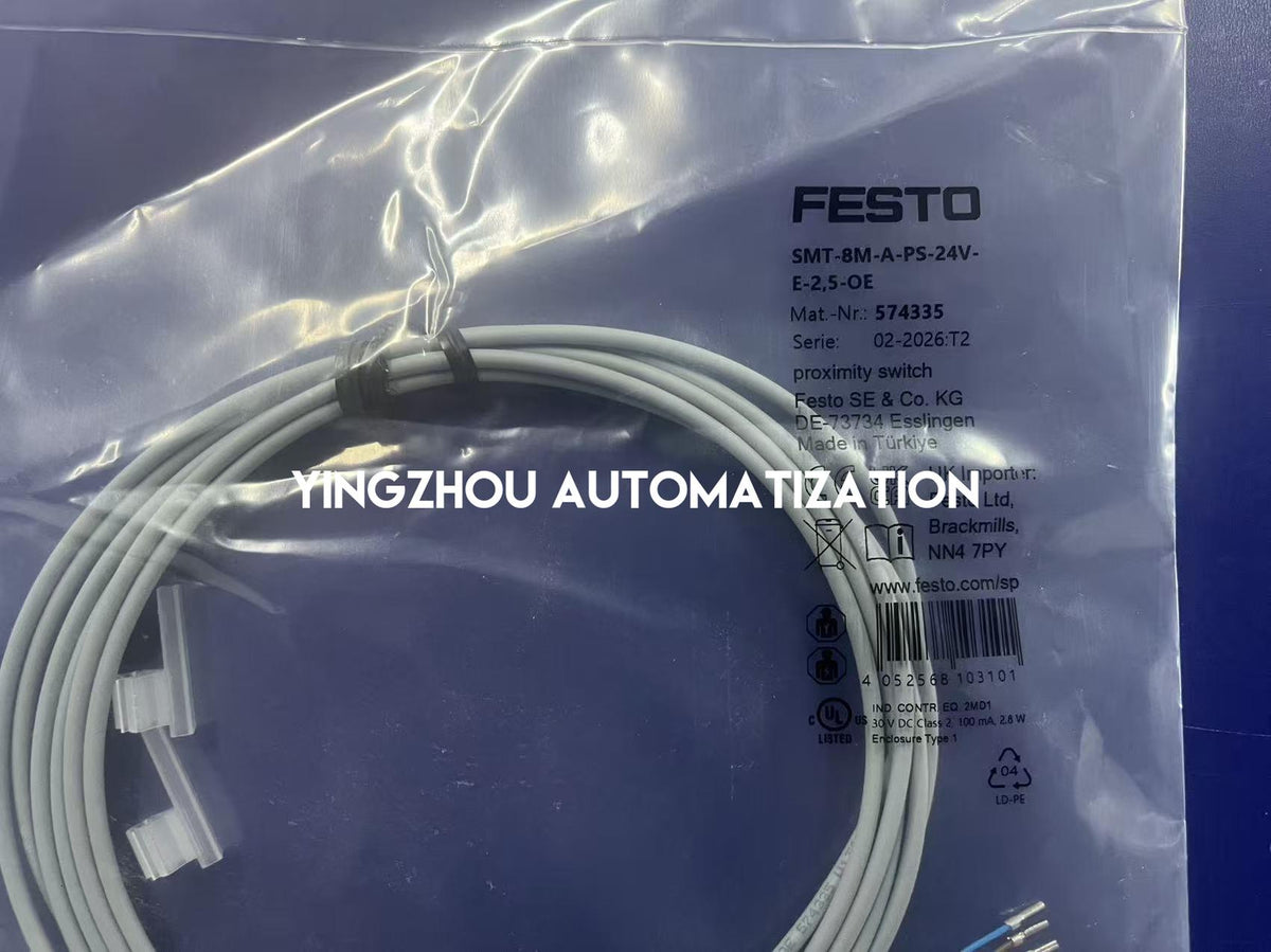 Festo SMT-8M-A-PS-24V-E-2,5-OE PNP Proximity Sensor 574335-YingZhou Automatization