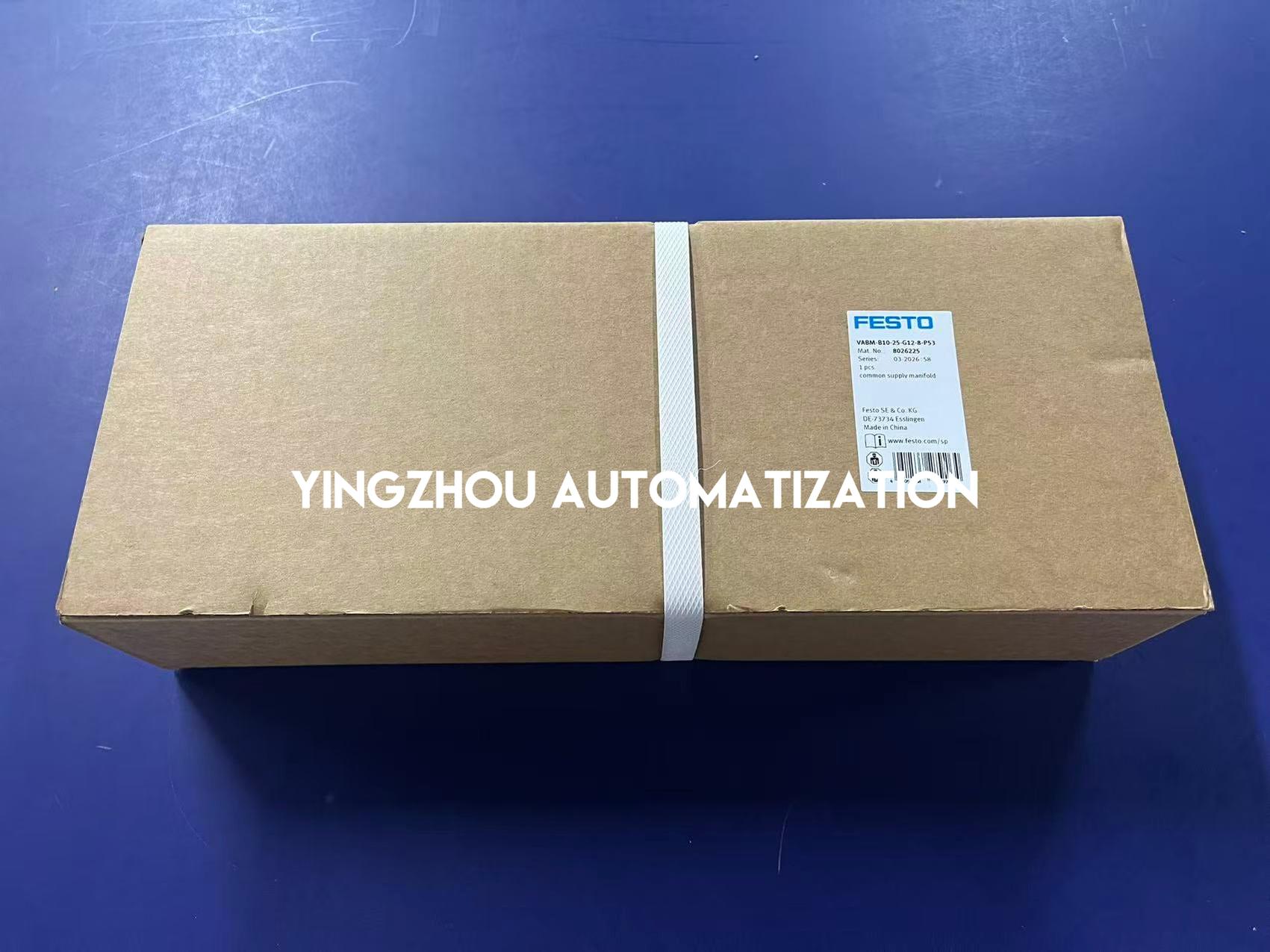 Festo VABM-B10-25-G12-8-P53 Manifold Block | 8026225 | For VTUG Valve Terminal | High-Performance Pneumatic Interface | Brand New Original-YingZhou Automatization