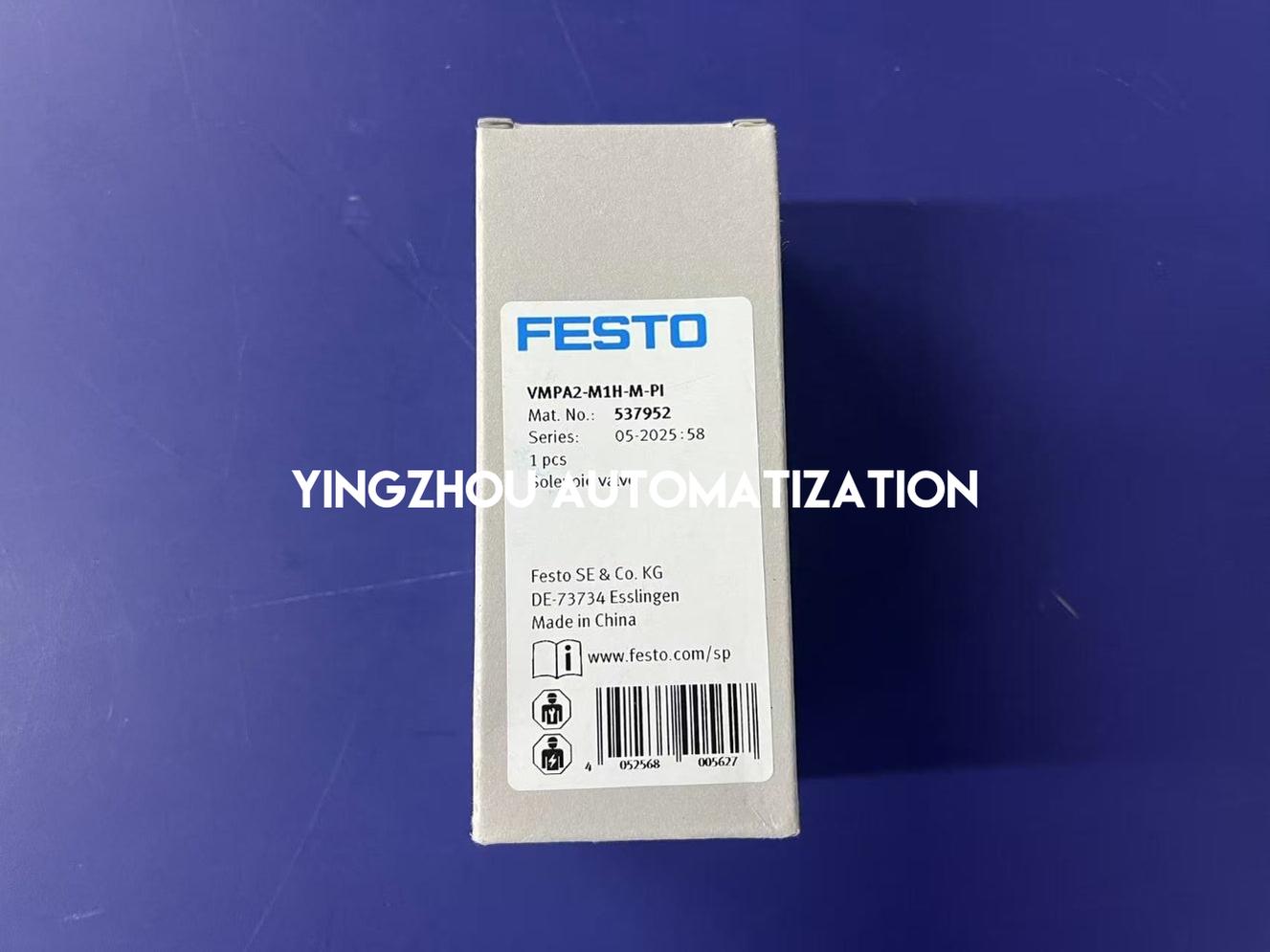 Festo VMPA2-M1H-M-PI Solenoid Valve | 537952 | MPA-S Valve Terminal Component | Pneumatic Directional Control | Brand New Original-YingZhou Automatization