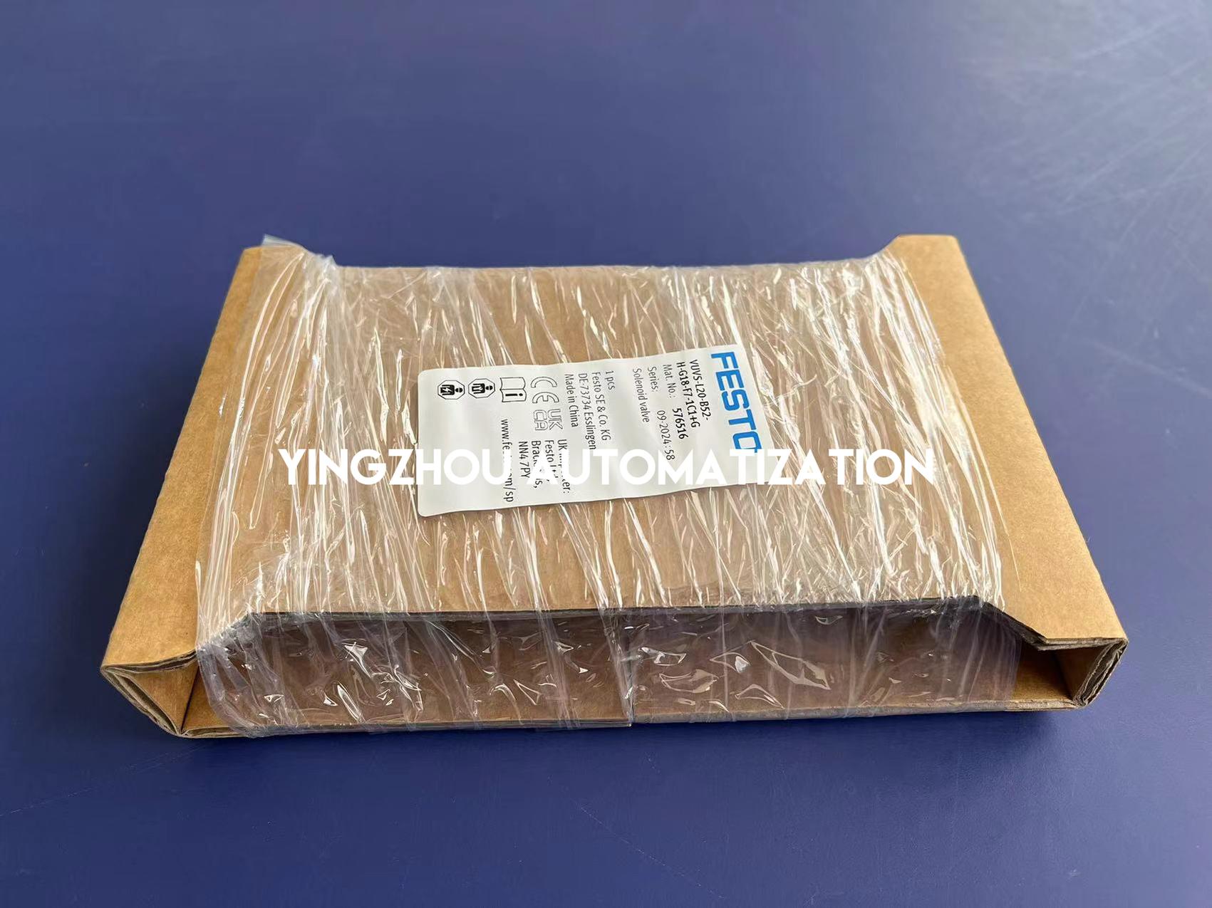 Festo VUVS-L20-B52-H-G18-F7-1C1+G Solenoid Valve | 576516 | 5/2 Bistable, 24V DC, G1/8" Ports | Pneumatic Directional Control | Brand New Original-YingZhou Automatization