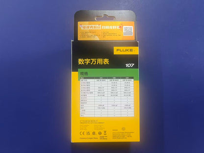 Fluke 107 | Mini Palm-Sized Digital Multimeter | AC/DC Voltage Current Tester | Backlight Display Meter | Brand New Original-YingZhou Automatization
