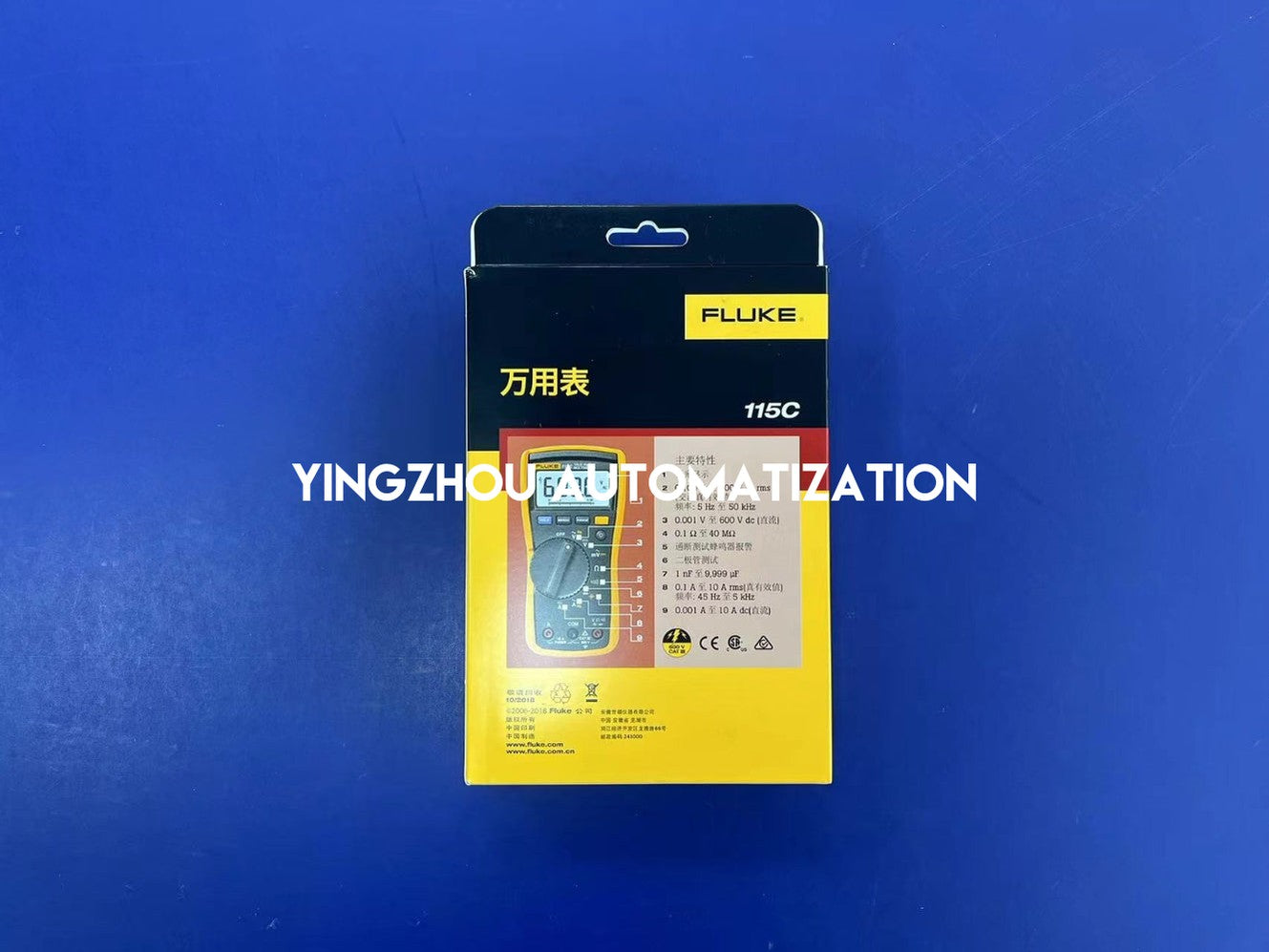 Fluke 115C True-RMS Digital Multimeter | Industrial Field Diagnostic Tool, Large Backlit Display, High Accuracy, Brand New Original-YingZhou Automatization