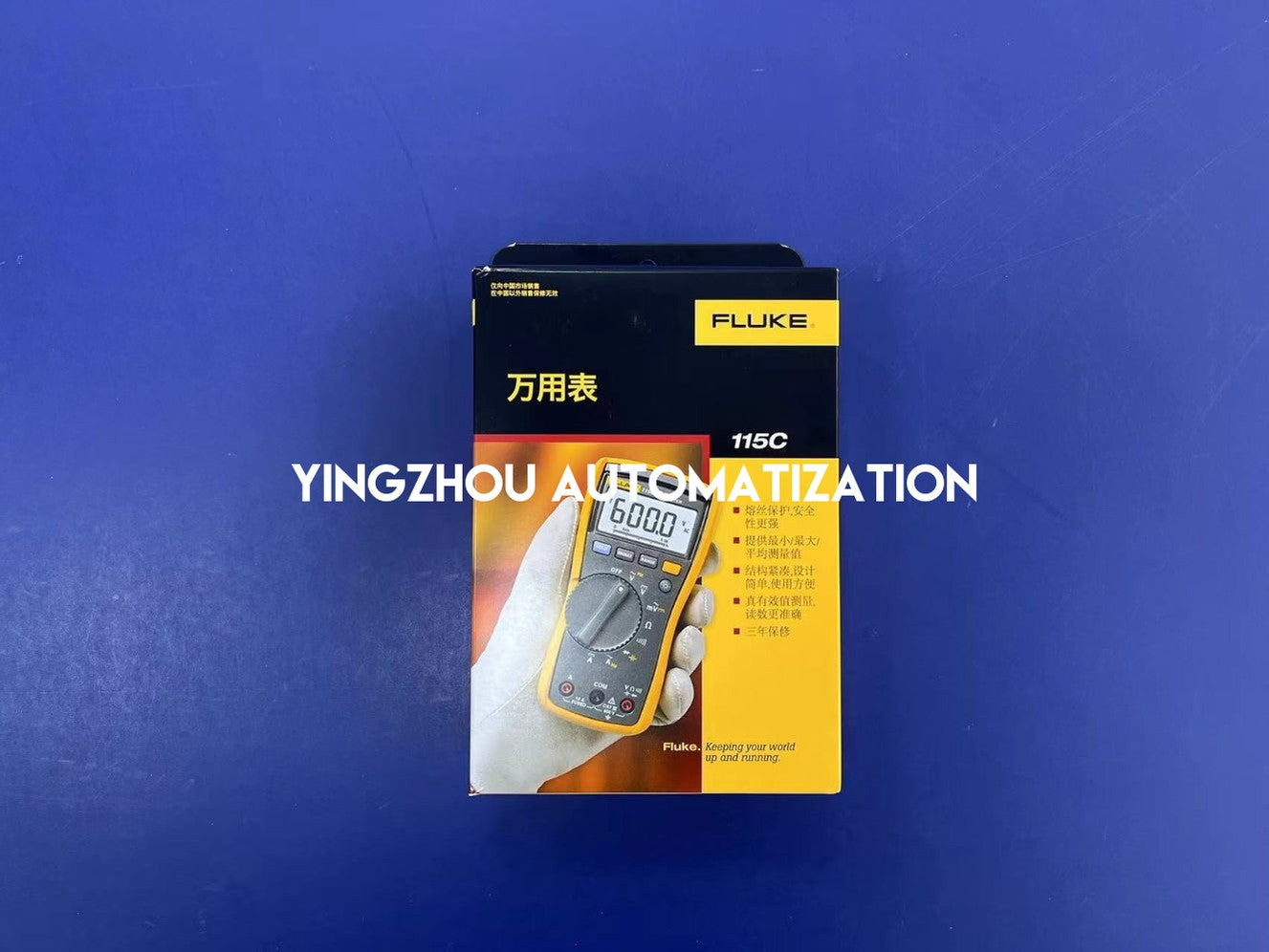 Fluke 115C True-RMS Digital Multimeter | Industrial Field Diagnostic Tool, Large Backlit Display, High Accuracy, Brand New Original-YingZhou Automatization