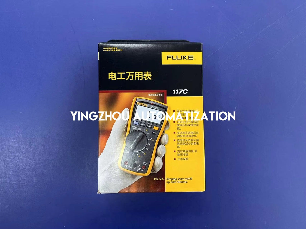 Fluke 117C True-RMS Digital Multimeter 600V CAT III VoltAlert AutoVolt LoZ-YingZhou Automatization