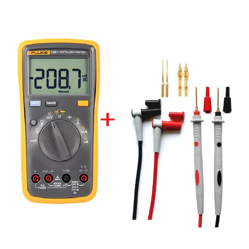 Fluke 12E+ Digital Multimeter | High-Precision Industrial Electrical Diagnostic, Reliable Field Performance, Brand New Original-YingZhou Automatization