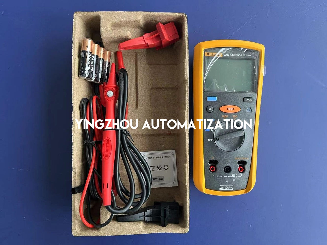 Fluke 1503 Insulation Resistance Tester | 500V/1000V, Compact Diagnostic Tool, Industrial Electrical Maintenance, Brand New Original-YingZhou Automatization