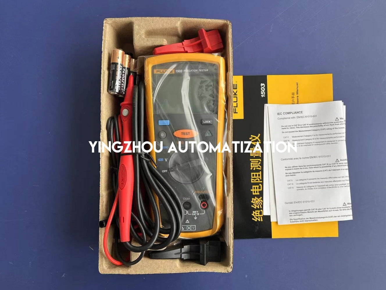 Fluke 1503 Insulation Resistance Tester | 500V/1000V, Compact Diagnostic Tool, Industrial Electrical Maintenance, Brand New Original-YingZhou Automatization