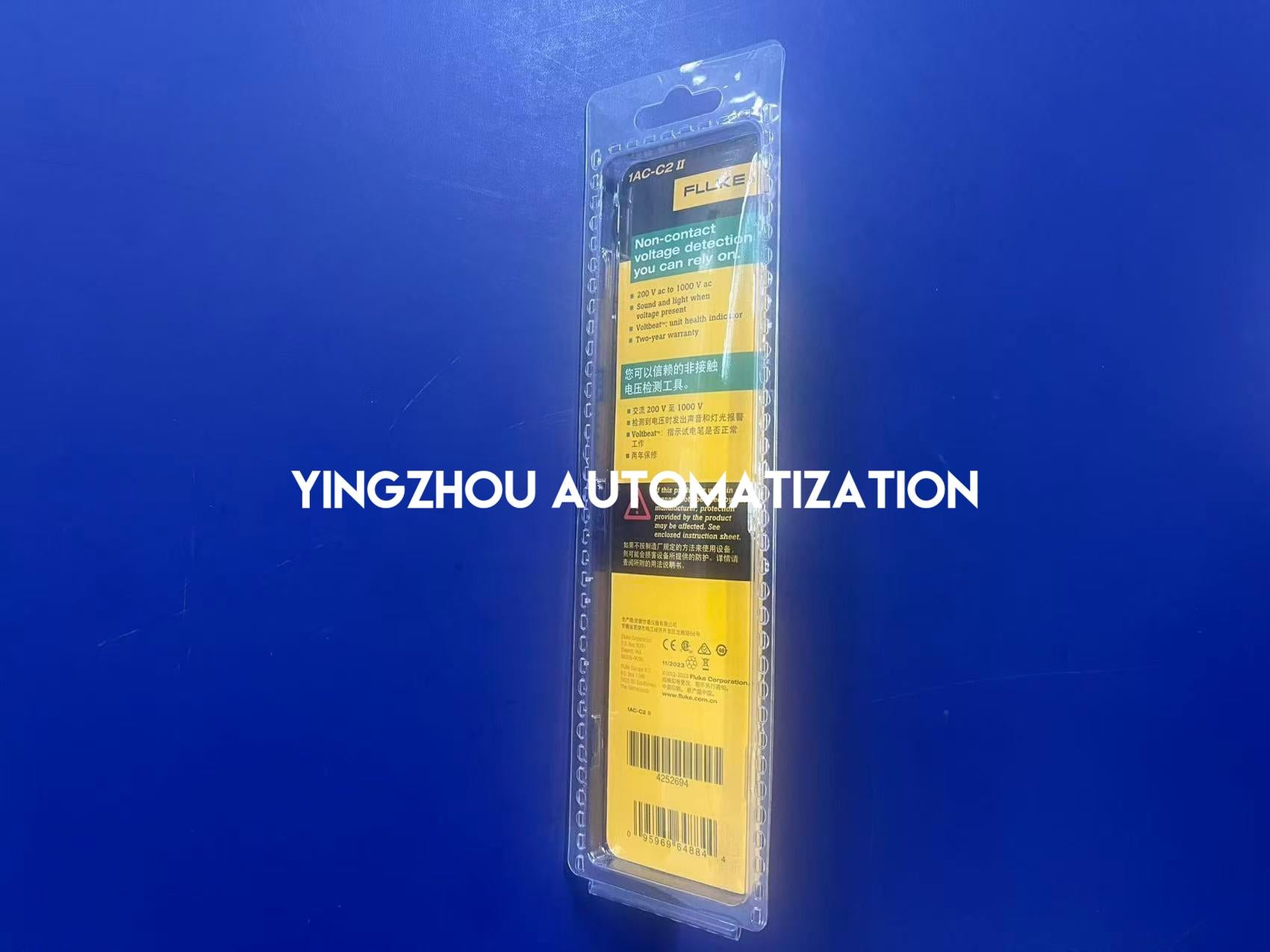 Fluke 1AC-C2II | VoltAlert Non-Contact Voltage Detector | 200V-1000V AC | Pocket Tester Pen with Beeper | Brand New Original-YingZhou Automatization