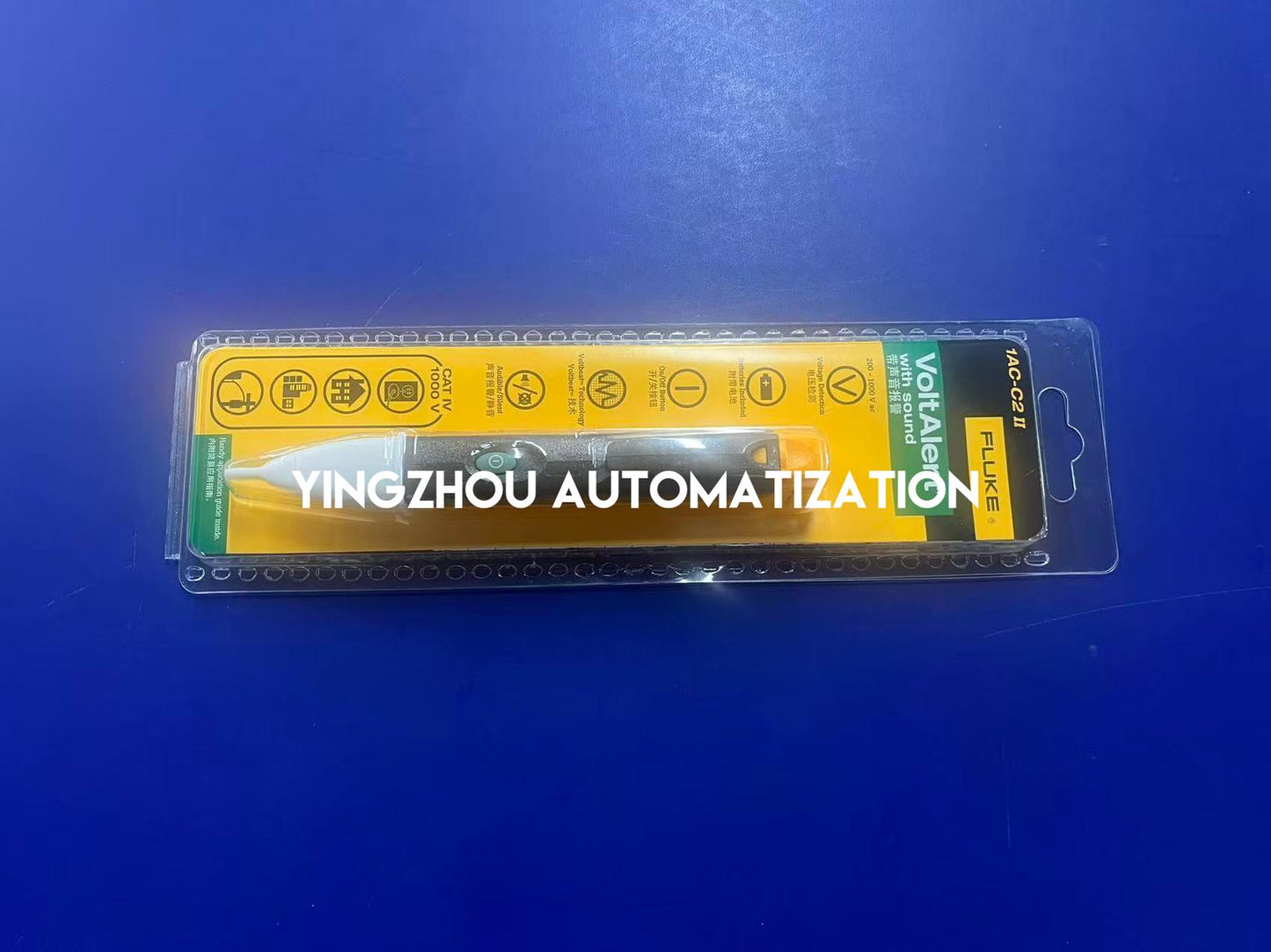 Fluke 1AC-C2II | VoltAlert Non-Contact Voltage Detector | 200V-1000V AC | Pocket Tester Pen with Beeper | Brand New Original-YingZhou Automatization