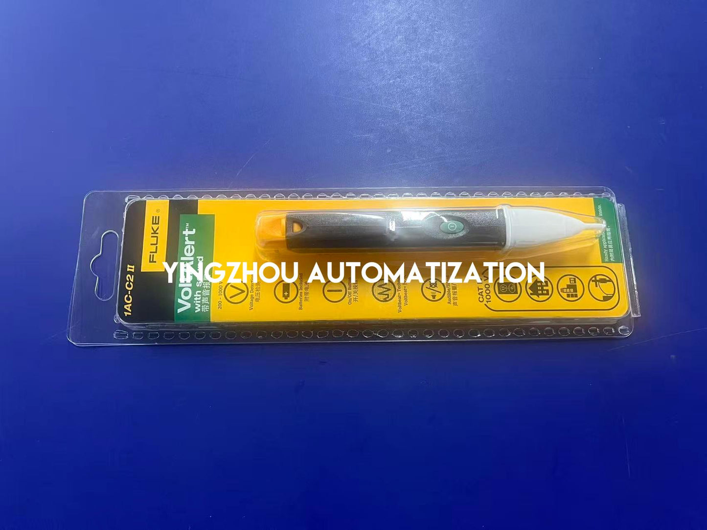 Fluke 1AC-C2II | VoltAlert Non-Contact Voltage Detector | 200V-1000V AC | Pocket Tester Pen with Beeper | Brand New Original-YingZhou Automatization