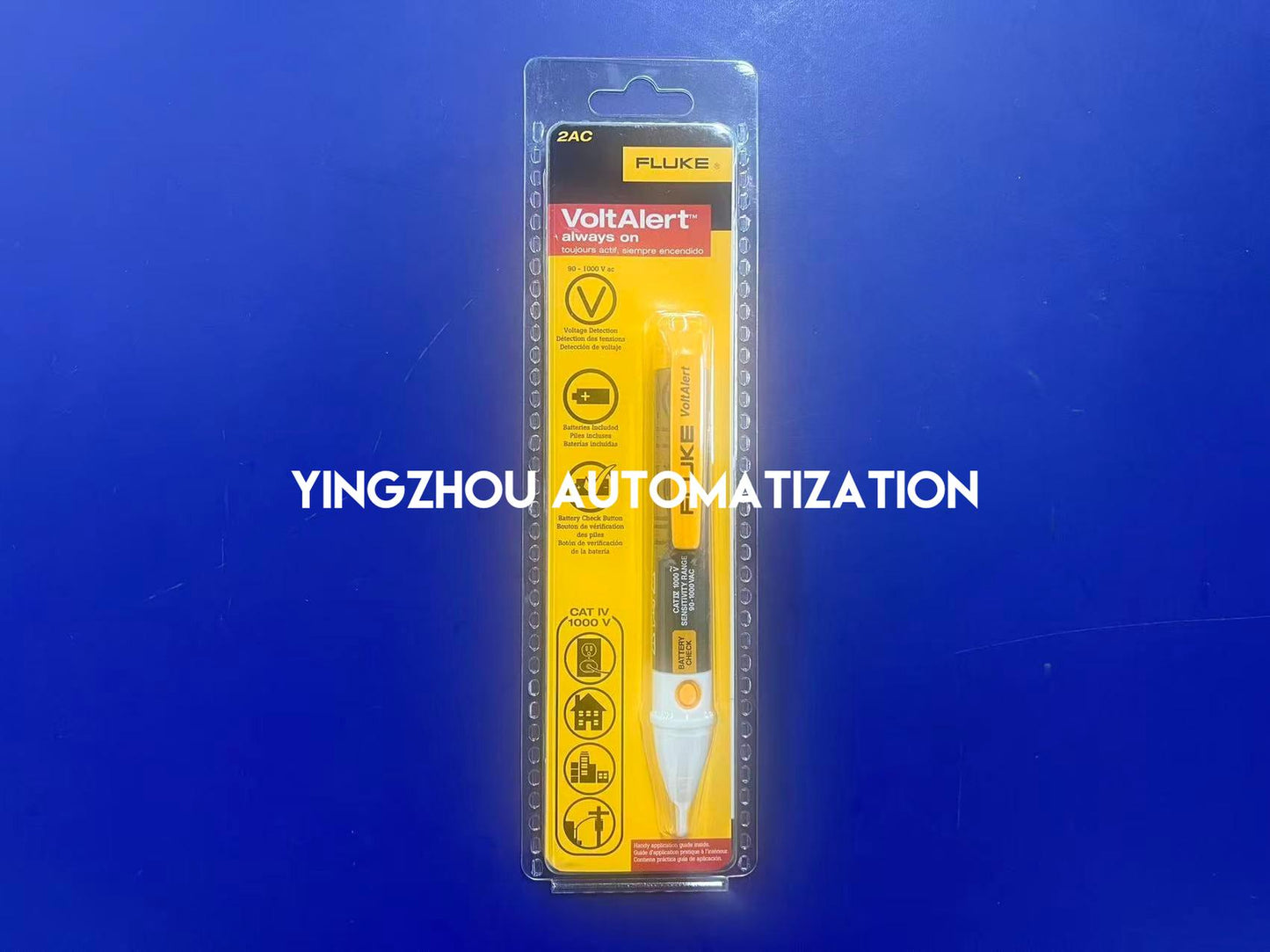 Fluke 2AC | VoltAlert Non-Contact Voltage Detector | 90V-1000V AC | Pocket Electric Tester Pen | Brand New Original-YingZhou Automatization
